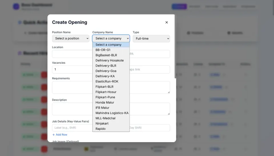 Hiring Dashboard - Image 2